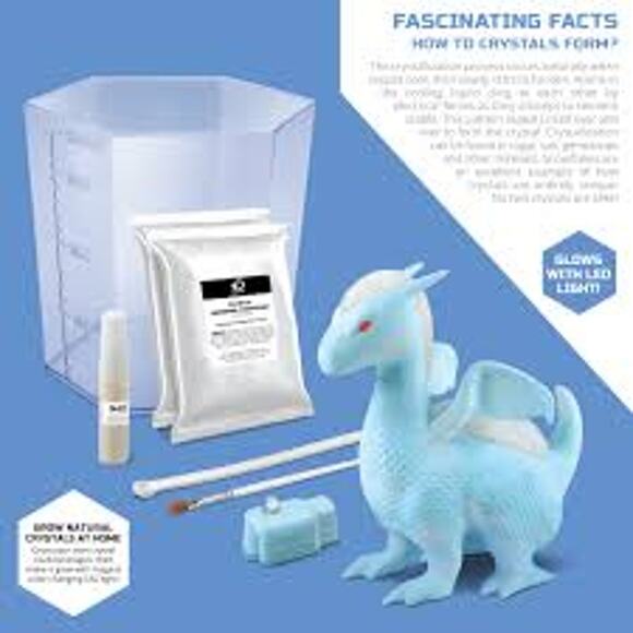 Discovery Mindblown Crystal Creature Growing Kit - Dragon - Picture 3 of 3